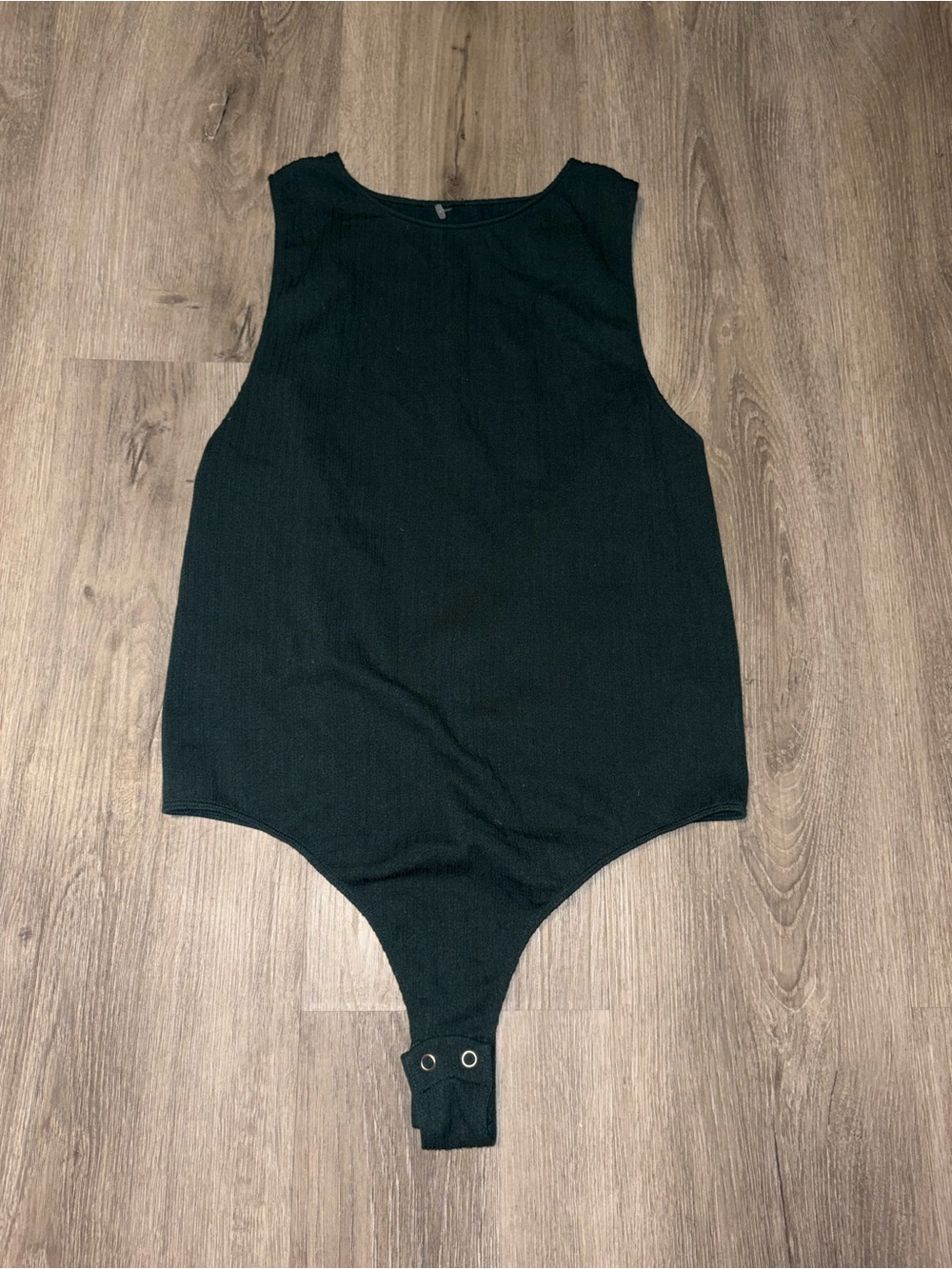 Dynamite | Green Ribbed Bodysuit